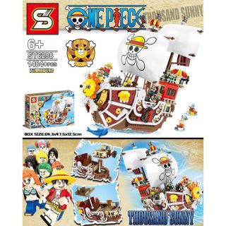 เลโก้ เรือวันพีช​ Thousand Sunny Jumbo Size​ (1400+ชิ้น) SY6298 สาวกวันพีชไม่ควรพลาดครับ