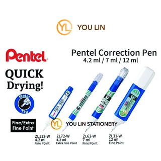 ปากกาลบคําผิด สําหรับ Pentel รุ่น ZL112 ZL72 ZL62 ZL31 ZLH64