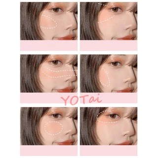 YOTAI ❤️LAMEILA❤️ บลัชออน บลัชออนโทนส้ม บรัชออนทาแก้ม ชมพูพีช ส้มพีช เนื้อดี สีสวย ติดทน Blusher