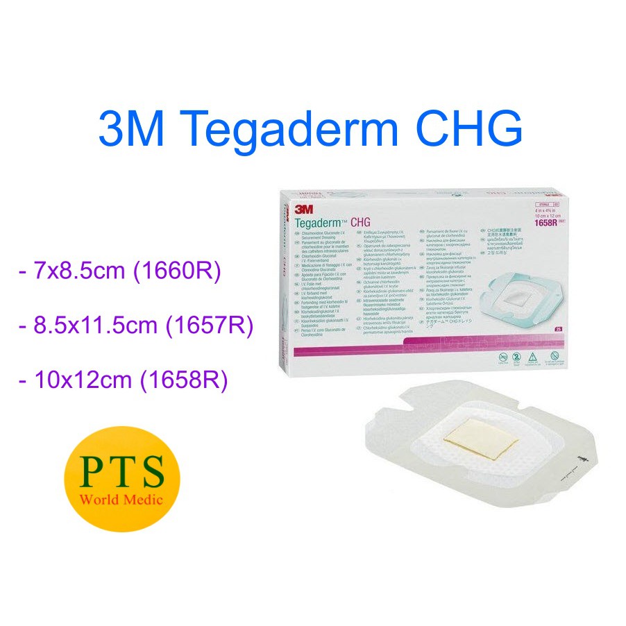 3M Tegaderm CHG (ราคาต่อ 1 แผ่น)
