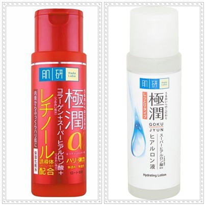 💕Hada Labo💕แท้💯% ฉลากไทย สีขาว Hada Labo Hydrating Lotion สีแดง Hada Labo Anti-aging lotion