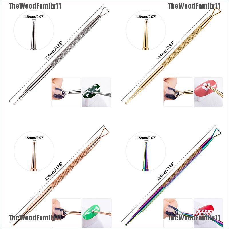 TWF DoubleEnd Polish Remover Dotting Painting Manicure Nail Art