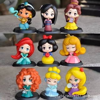 โมเดล Disneys Princess Model Figure 9 Characters