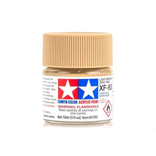 สีสูตรน้ำทามิย่า Tamiya XF93 Light Brown (Dak 1942) Flat Acrylic Paint 10ml