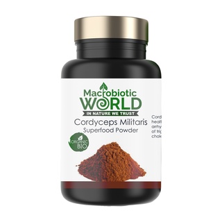Organic/Bio Cordyceps Militaris Powder | ผงถั่งเช่าสีทอง 100g