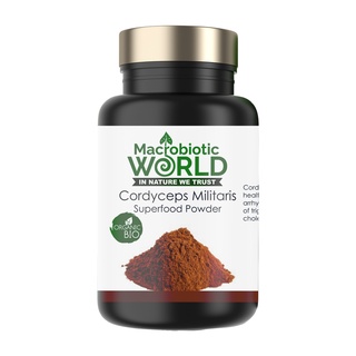 Organic/Bio Cordyceps Militaris Powder | ผงถั่งเช่าสีทอง 100g