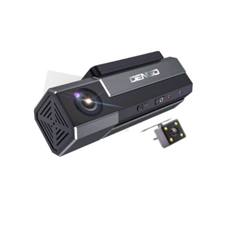 [แพ็คคู่เมมฯ 32GB] Dengo COMPAX WiFi Lite กล้องติดรถยนต์ 2 กล้องหน้า-หลัง Full HD ความละเอียด 1080P Dash cam เชื่อมต่อ WiFi ทรงกระทัดรัด ดูผ่านมือถือ จับการเคลื่อนไหว แรงสั่นสะเทือน บันทึกวนซ้ำอัตโนมัติ เมนูภาษาไทย ประกันศูนย์ไทย 1 ปี