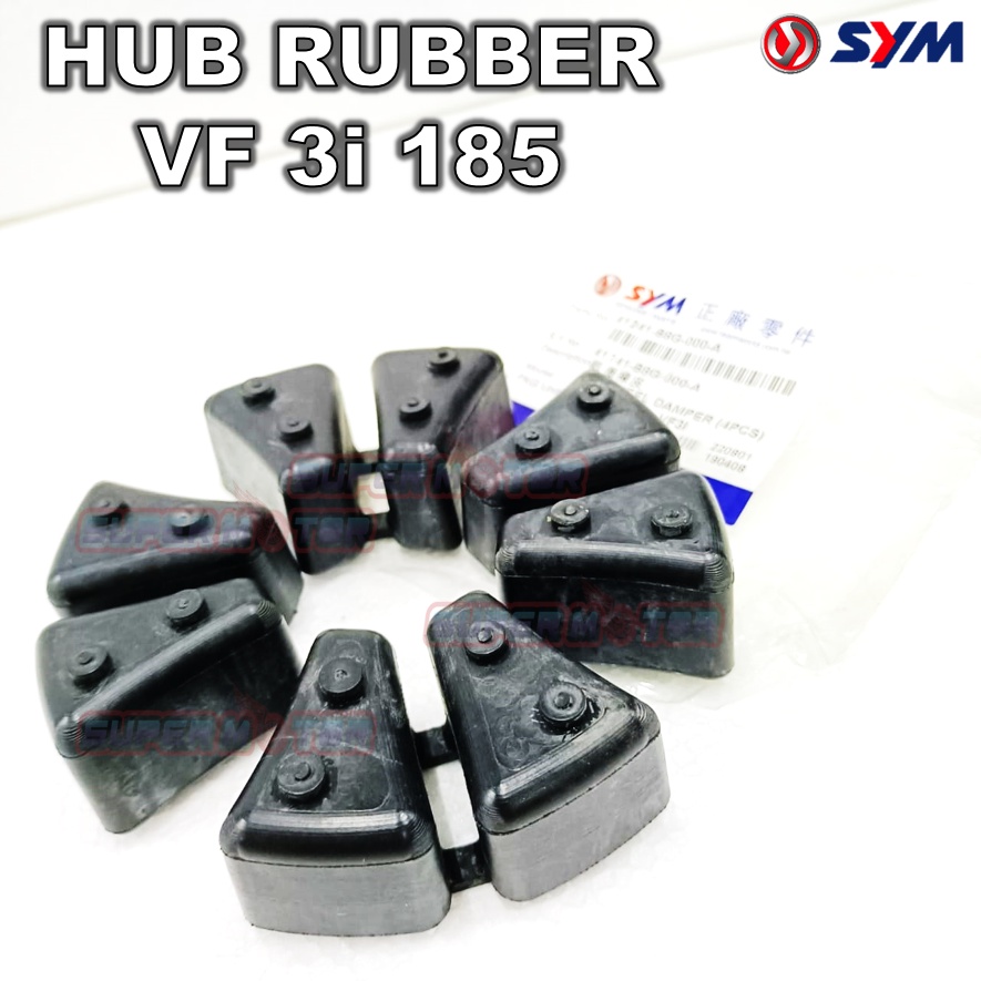 HUB RUBBER SYM VF3I 185 / T2 250i ด้านหลัง Hub Damper ชุด/ล้อหลังไดรฟ์ Hub Damper GETAH HUB SPROCKET