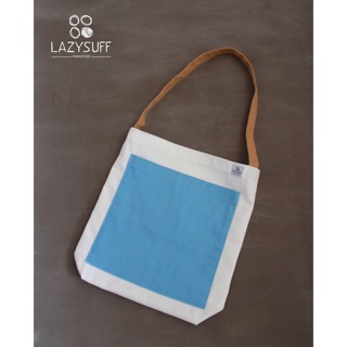 Canvas Bag ( White x Blue Sky ) by Lazysuff