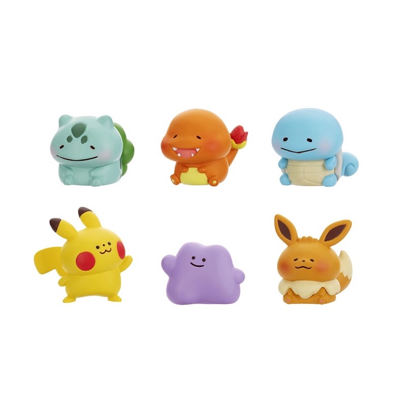 [ของญี่ปุ่น] Pokemon Yurutto Gashapon vol.3 (Ditto Pikachu Eevee) กาชาปองโปเกม่อน ปิกาจู เมทาม่อน อี