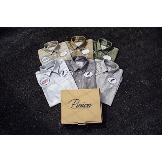 Pinion denim  New Collection  8 oz Japan Selvage Shirt Pinion ขอนำเสนอ เสื้อ shirt   Cotton 100