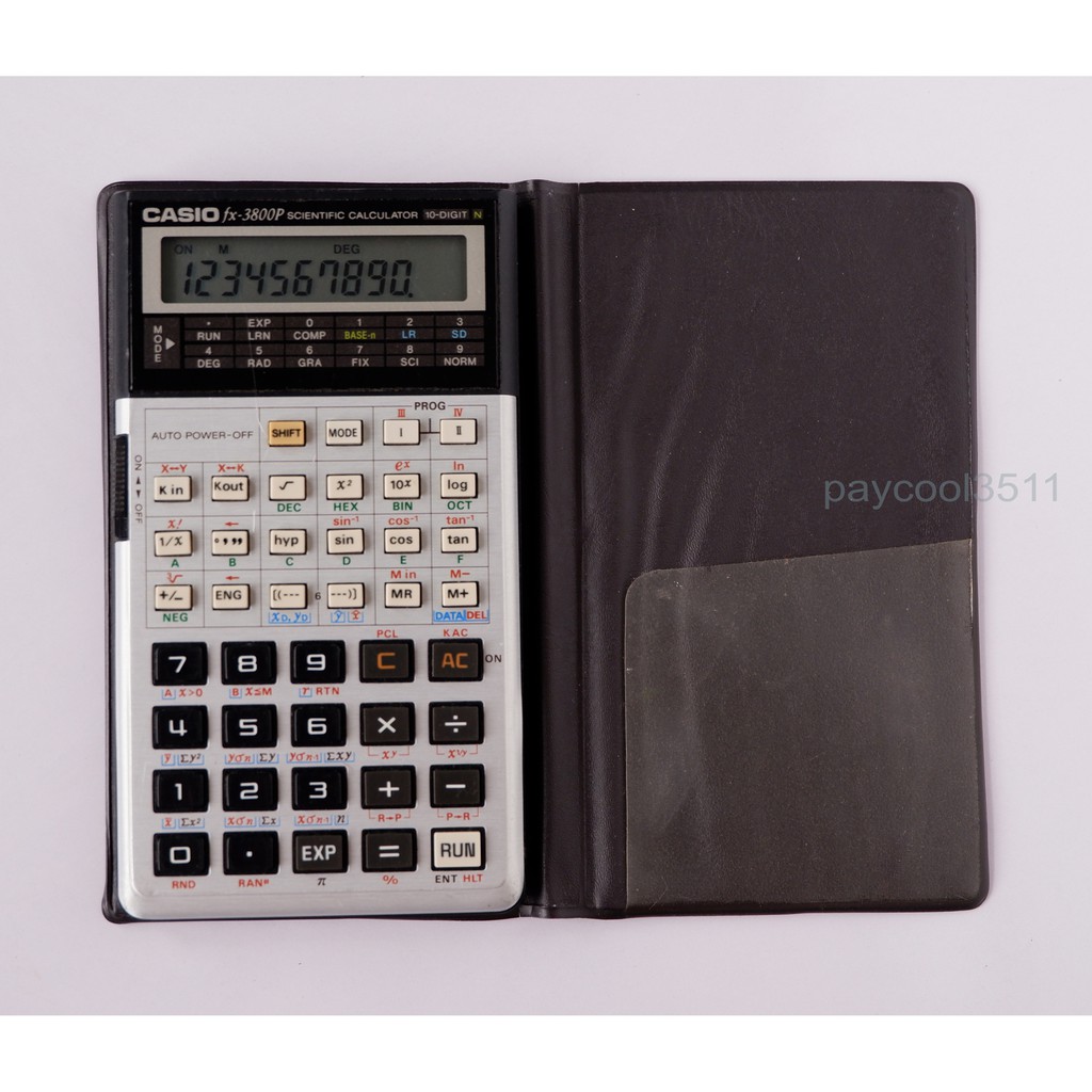 เครื่องคิดเลข Casio Fx-3800P scientific calculator ของแท้ มือสอง