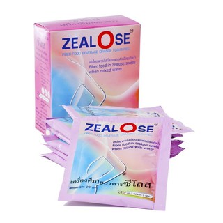 ZEALOSE FIBER ซีโลส เครื่องดื่มใยอาหารซีโลส (1 กล่อง 6 ซอง)