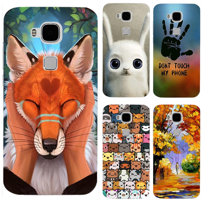 สําหรับ Huawei GX8 ซิลิโคนนุ่มสําหรับ Huawei G8 ฝาครอบ RIO L01 L02 D199 AL00 TL00 กลับกรณี-