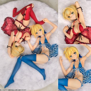 Figure ฟิกเกอร์ 1 ชุดมี 2 ตัว Fate Extella เฟท เอ็กซ์เทลล่า Saber เซเบอร์ Nero Claudius &amp; Altria Pendragon