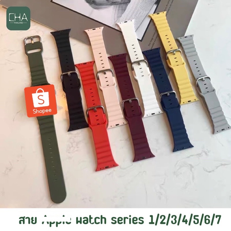 nim  สาย watch งานใหม่ งานดี  สําหรับ Watch  สาย สีมาใหม่ series11 10 9 8 7 6 SE 5 4 3 2 1  สายนาฬิกา smart watch