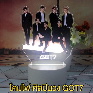 ของสะสม ของขวัญ โคมไฟศิลปิน KPOP วง GOT7 ครบวง สีสด คมชัด สวยงาม สินค้าอยู่ในไทย มีสินค้าพร้อมจัดส่งทันที