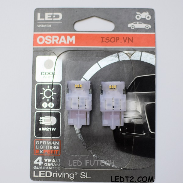 [LEDT2 ISOP] ไฟ LED Osram T20 [จํานวน: 1 คู่]