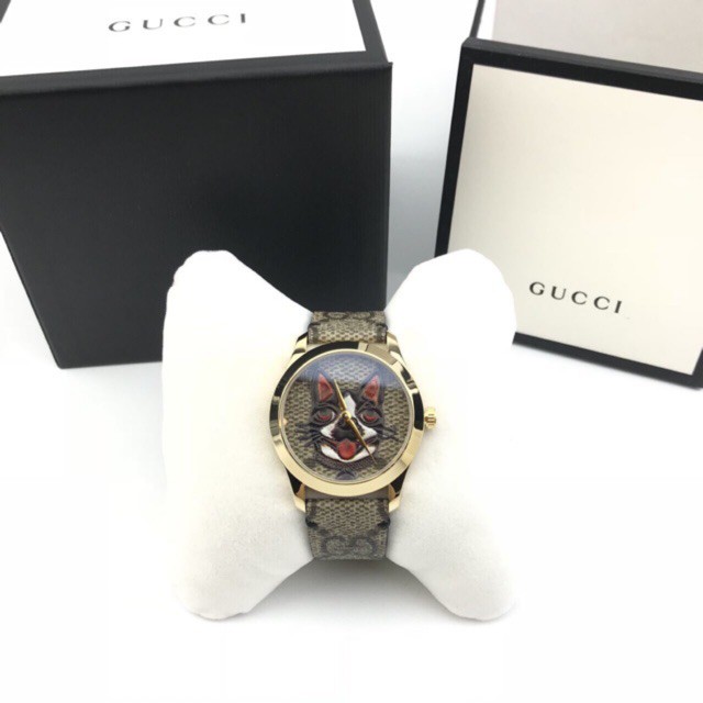 ต้นฉบับ 100%Gucci watch ของแท้ เข้าศูนย์ไทยได้ ส่งฟรี EMS⚡️ทุกรายการ