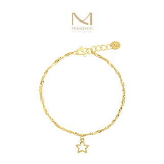 Mongkon Gold ทองคำแท้บริสุทธิ์สูง 96.5% สร้อยข้อมือเด็ก 1 กรัม  A little baby Collection