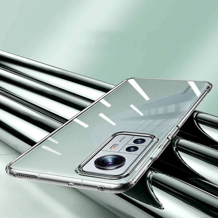 เคสซิลิโคนนิ่ม แบบใส หรูหรา กันกระแทก สําหรับ Xiaomi Mi 12 11T Pro 12X Poco F3 M4 M3 Pro X4 X3 NFC GT - รูปที่ 2