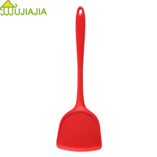 JUJIAJIA Non-Stick ซิลิโคนไม้พายทนความร้อน Spade Shovel Handle Turner ไม่มีรอยต่อเครื่องครัวเบเกอรี่ไม้พาย