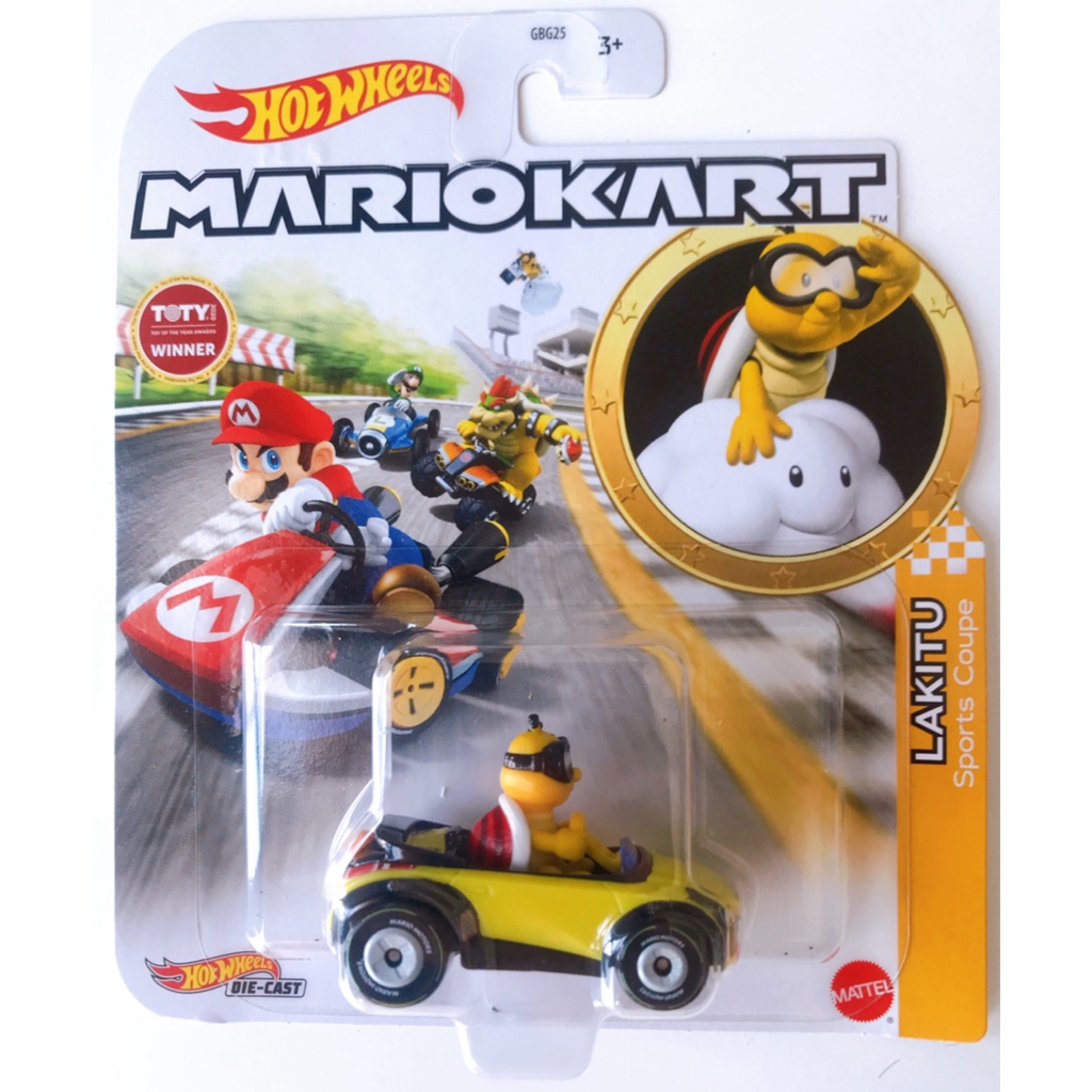 Hot Wheels 987N-GBG25 Mario Kart Luigi Sports Coupe