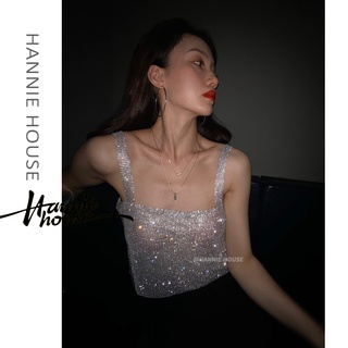 Hannie-Women Summer Sequin Chain Closure Camisole