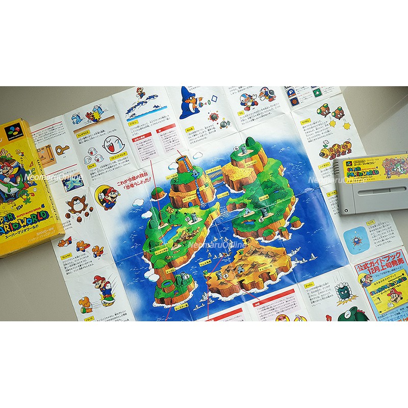 ตลับ เกม SFC แท้ SUPER MARIO WORLD (MARIO 4) Super Famicom ...
