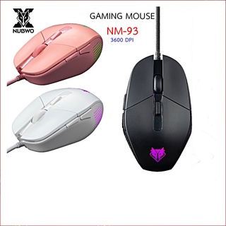 เมาส์ไร้เสียง Nubwo NM-93 ICARUS Silent Optical Mouse เมาส์ เมาส์เกมมิ่ง ประกันศูนย์ 1 ปี