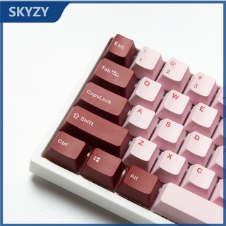 Darling Keycap Darling Theme Keycap OEM กระบวนการฉีดขึ้นรูปสองสี PBT Dye Sublimation คีย์บอร์ดเครื่องกล 127 คีย์