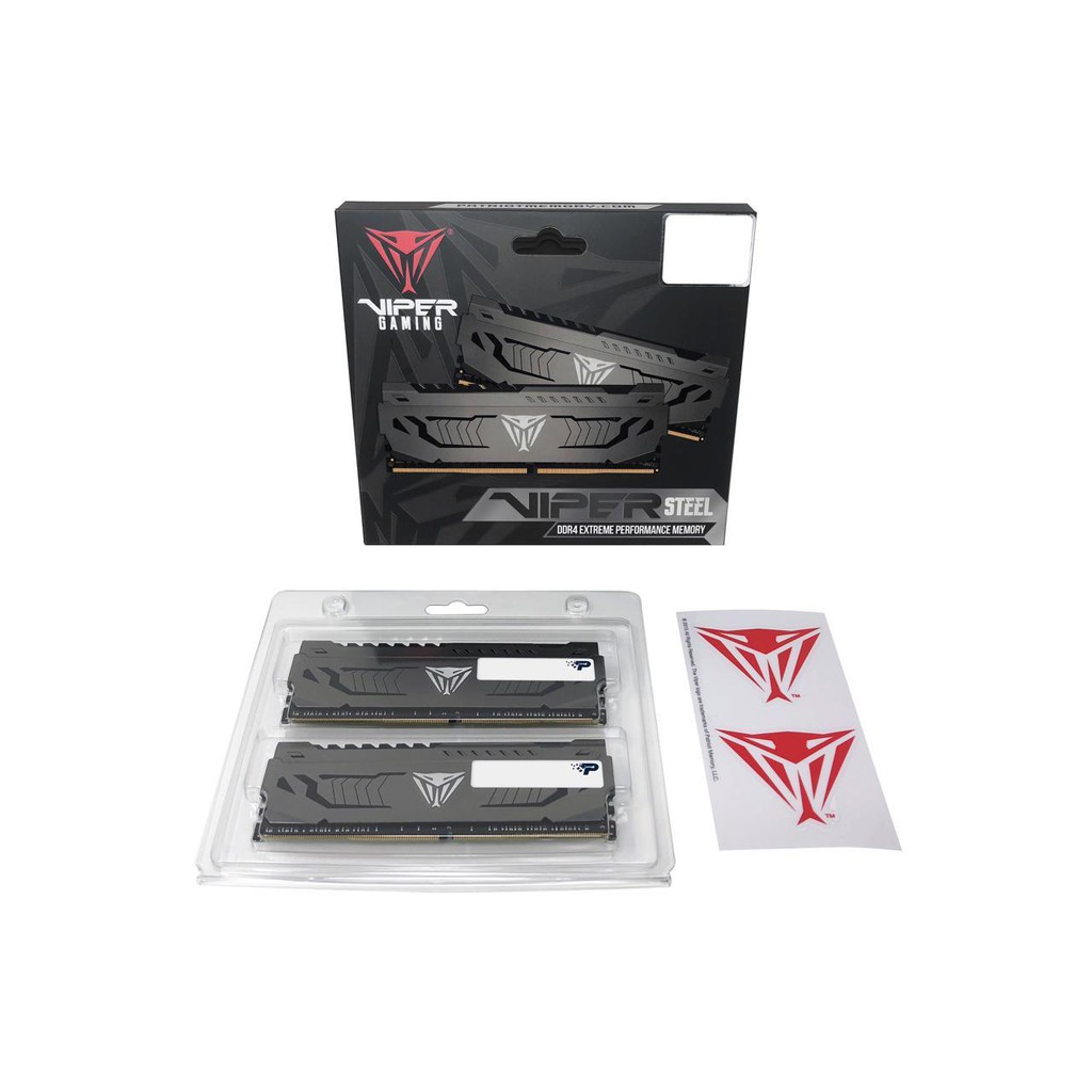 16GB (8GBx2) DDR4 (3200) RAM PC (แรมพีซี) PATRIOT VIPER GAMING STEEL - ประกันตลอดการใช้งาน