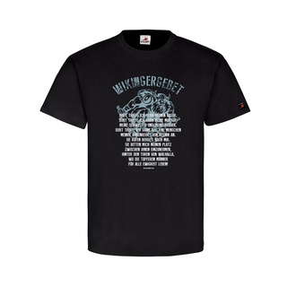 เสื้อยืด พิมพ์ลายนักรบ Viking prayer loyalty สไตล์ทหารยุคกลางS-5XL