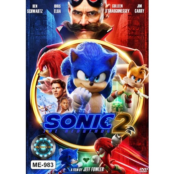 DVD หนังใหม่ เสียงไทยมาสเตอร์ Sonic the Hedgehog 2 โซนิค เดอะ เฮดจ์ฮ็อก 2