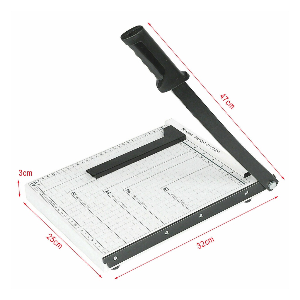 เครื่องตัดกระดาษ แท่นตัดกระดาษโรตารี่ เครื่องตัดกระดาษภาพถ่าย A4 paper cutter photo paper cutter ใบมีดคม ใช้งานง่ายทนทาน - รูปที่ 5
