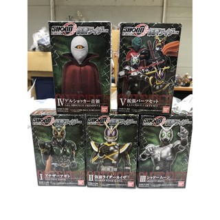 Shodo kamen rider kaixa,ช๊อคเกอร์,another agito,shadow moon &amp; part set