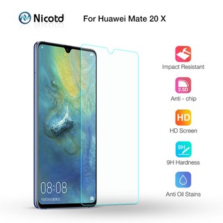 กระจกนิรภัยกันรอยหน้าจอ Huawei Mate 20 x HD