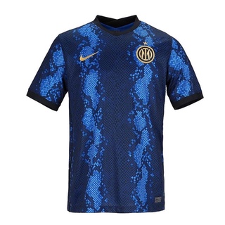 เสื้อกีฬาแขนสั้น ลายทีม Inter Milan 2021/22 ชุดเหย้า สําหรับผู้ชาย