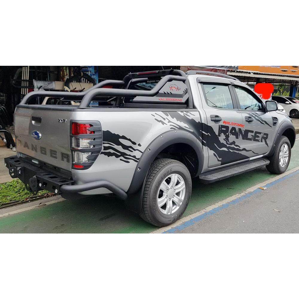 โรบาร์แขนยาว ฟอร์ดเรนเจอร์ 2012-2022 v008  โรบาร์ออฟโรดแขนยาว  Ford Ranger 2012 - 2022  Sport Bar