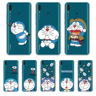 เคสโทรศัพท์มือถือลายการ์ตูนโดเรม่อนสําหรับ Huawei Y 9 Prime 2018 2019