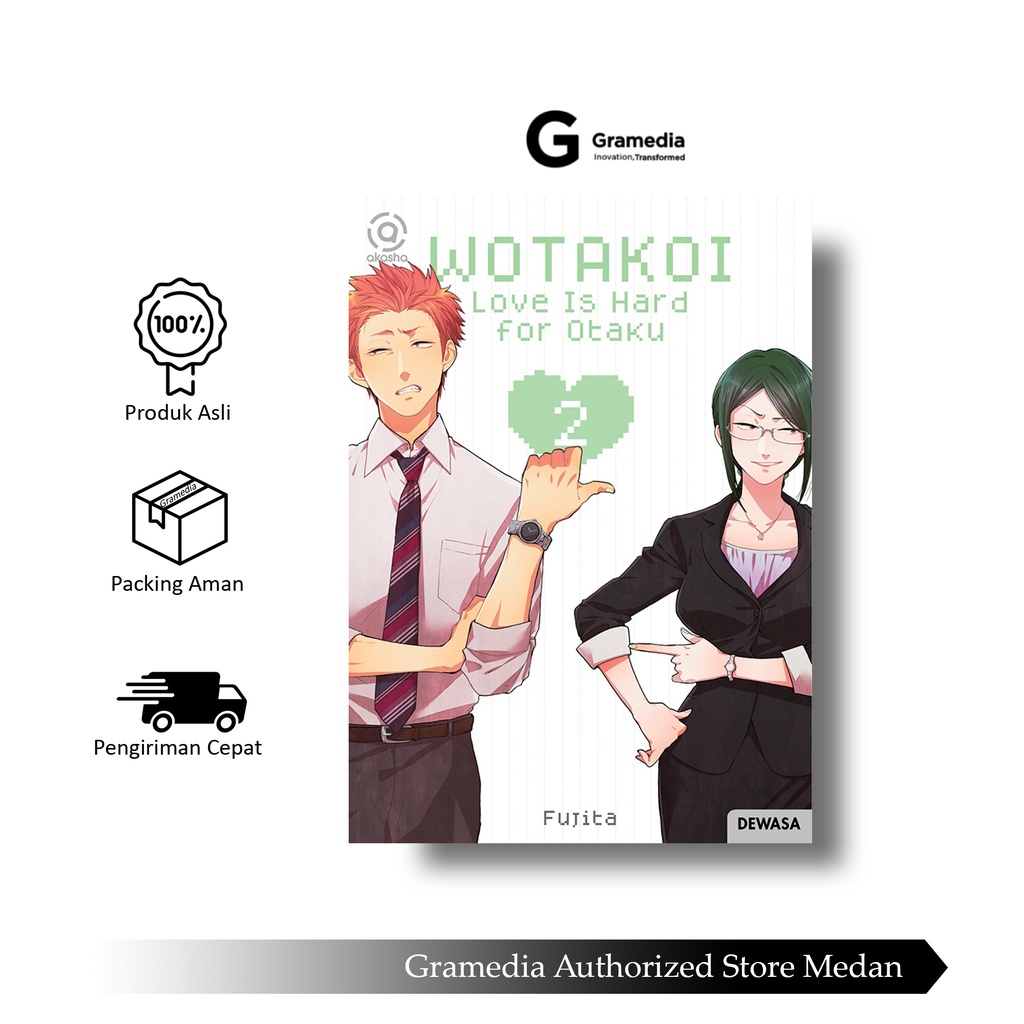 Gramedia Medan - AKASHA : WOTAKOI : LOVE IS HARD สําหรับ BRAIN 02