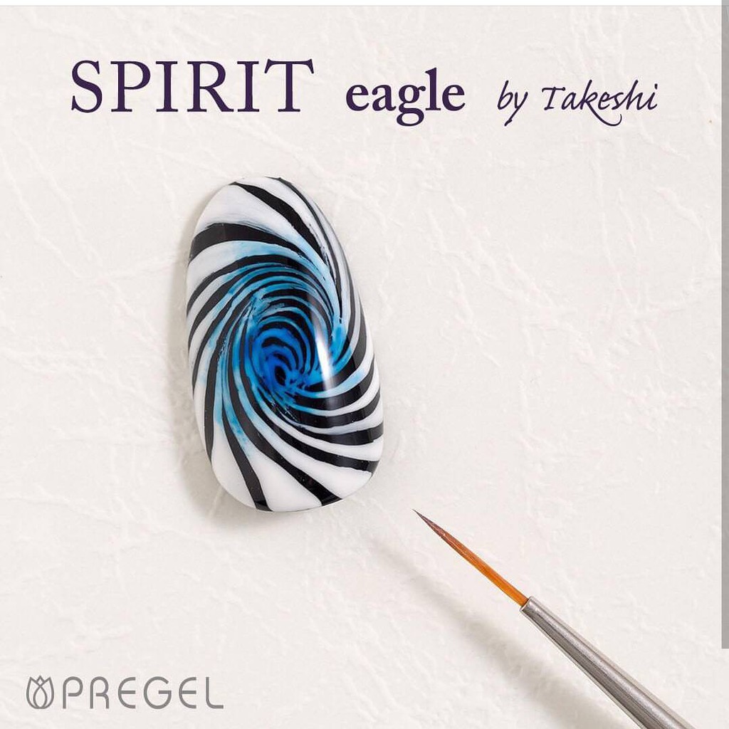 PREGEL SPIRIT TAKESHI EAGLE (SP-ABR-EG) พู่กันเพ้นท์เล็บ