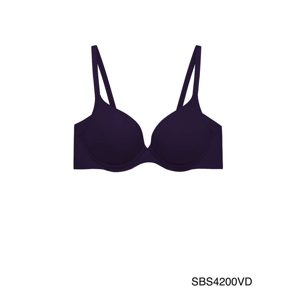 Sabina เสื้อชั้นใน (มีโครง) Seamless Fit รุ่น : S-Sixnature รหัส SBS4200VD สีม่วงเข้ม