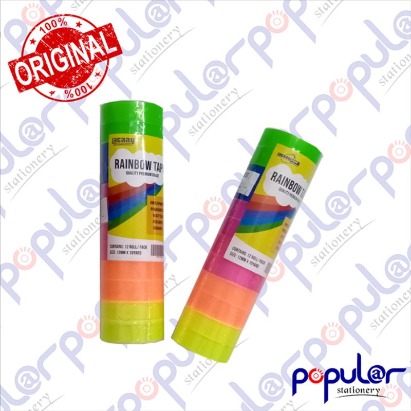 ฉนวนเรนโบว์เบอร์รี่ 1/2 นิ้ว 12 มม. x 10 หลา (1 เลอะเทอะ)