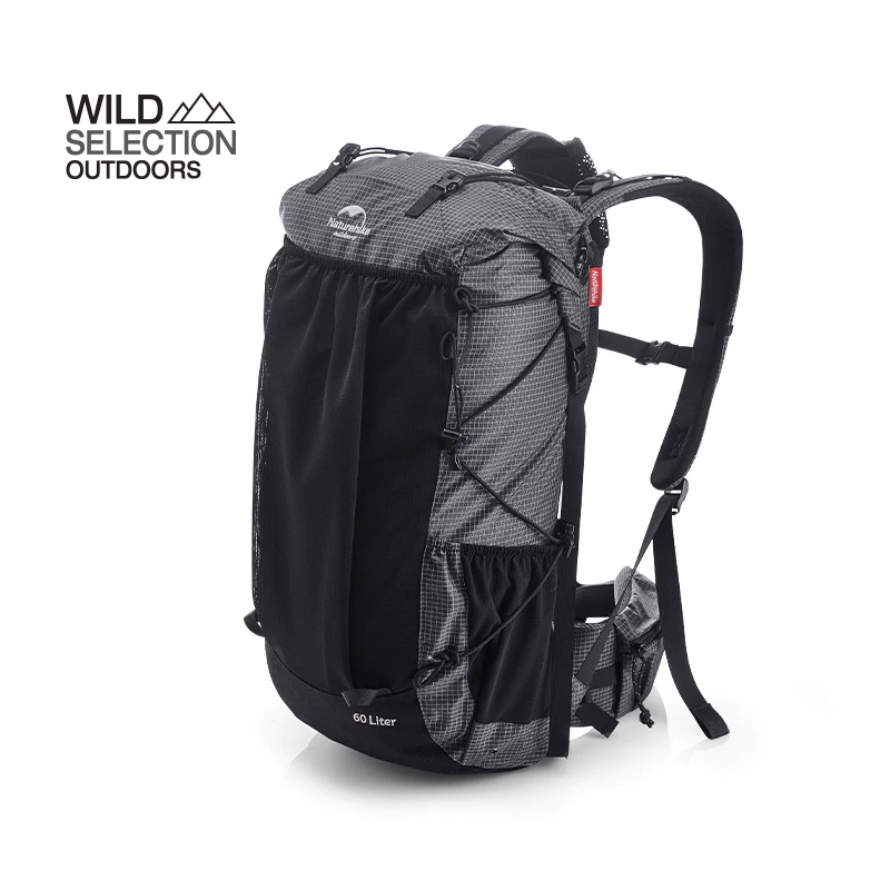 กระเป๋าเดินป่า  60 ลิตร Naturehike Backpacker เดินป่า 60L+5L Rock Series Hiking Backpack NH19BP095
