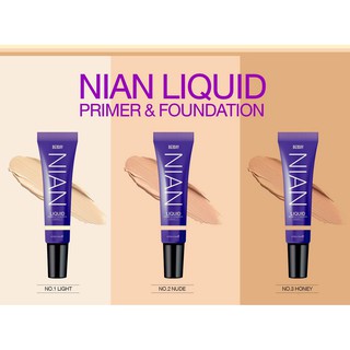 Deesay NIAN LIQUID SPF30 PA+++ ดีเซย์ รองพื้น เนียน ลิขวิค ไพรเมอร์ แอนด์ ฟาวเดชั่น 15g.