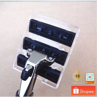มีดโกนหนวด พร้อมด้ามโกน ใบมีด 2ชั้น (1ด้าม + 30ใบมีด) สินค้าคุณภาพ