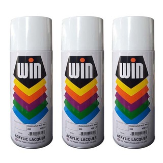 WIN สีสเปรย์อเนกประสงค์ สีขาว เบอร์ 200 ขนาด 400ml