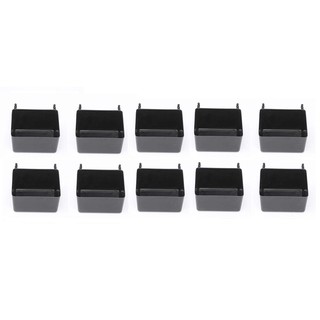 JSP : JSPPB-BLACK-BIN* กล่องอเนกประสงค์ Manufacturing Small Plastic Pegboard Storage Bins 10pk.