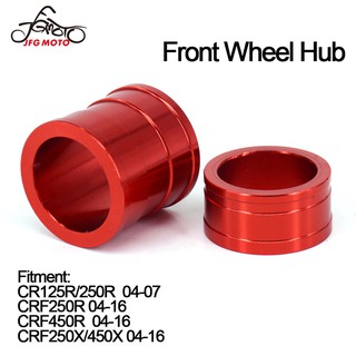 Jfg moto Billet Front Wheel Hub Spacers For Honda CR125R 250R CRF250R CRF450R CRF250X 450X morocross motorcycle